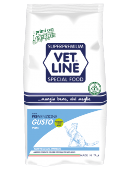 Vet Line Gatti Adulti Prevenzione Gusto Secco Pesce